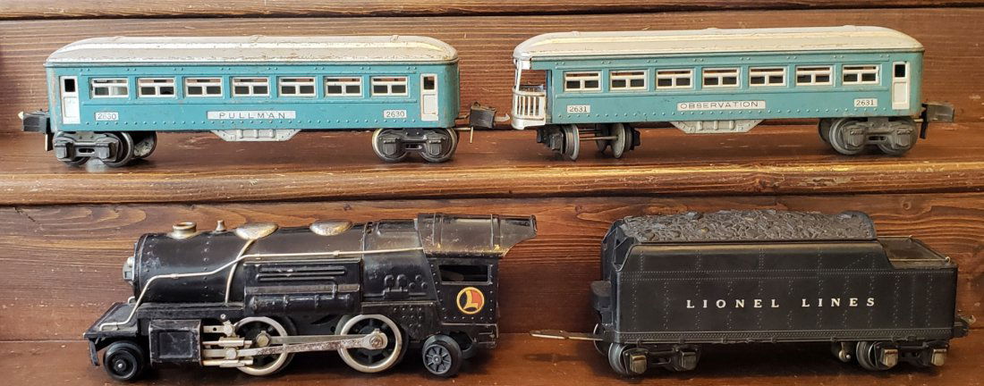 Lionel train 259, 2666w, 2630, & 2631 (1 of 3)