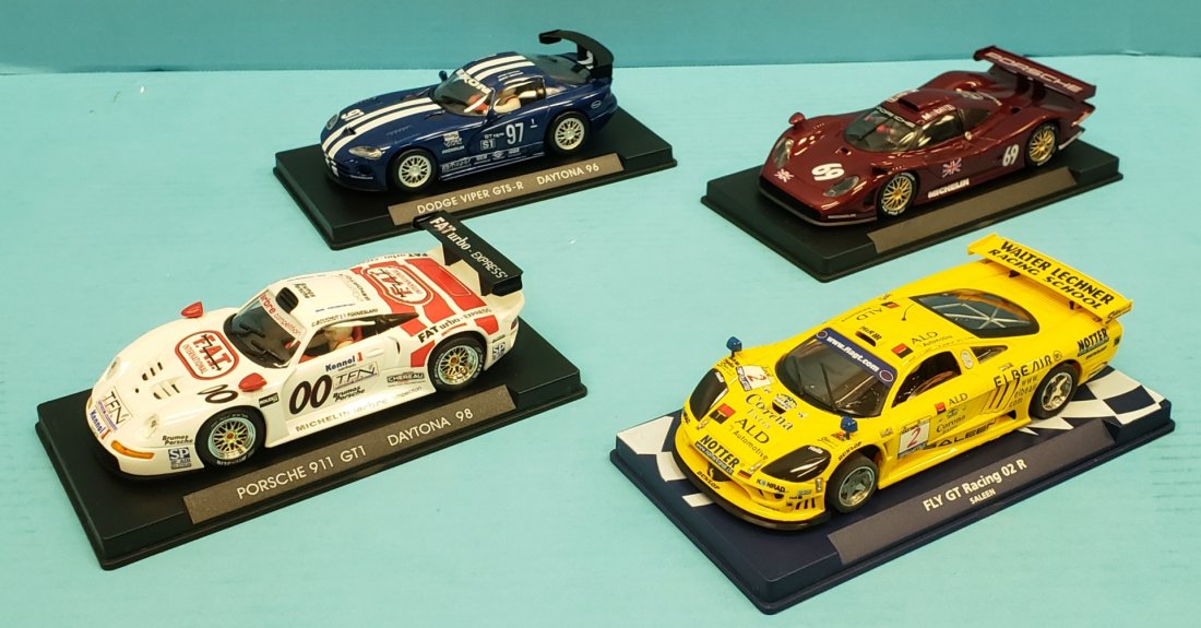 Lot of 4 1/32 Fly GT Slot Car Models (1 of 5)