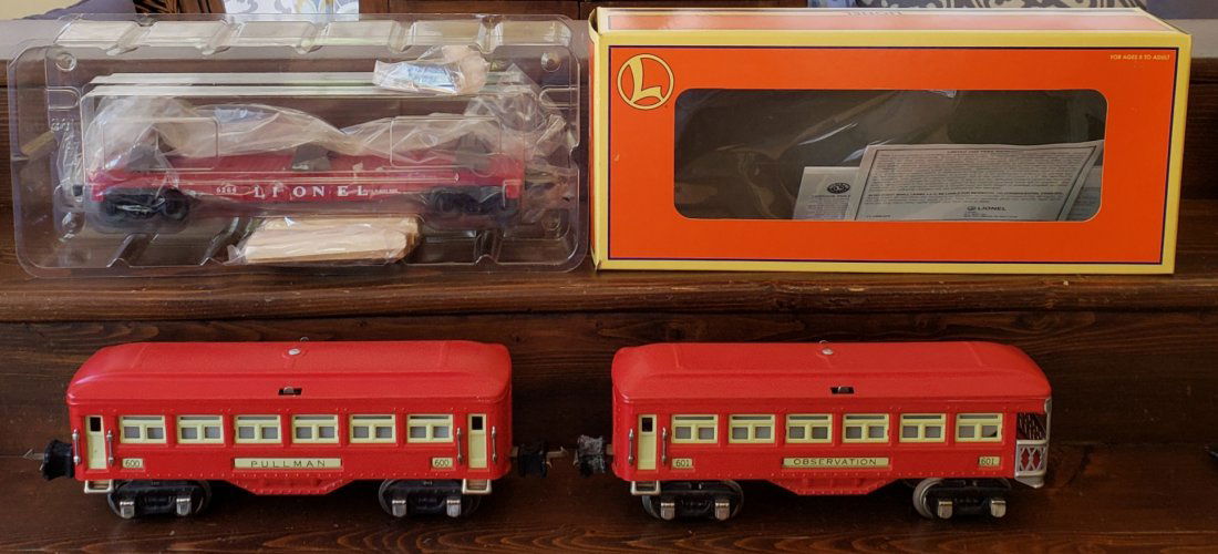 Lionel 600, 601, & 6264 Lumber car (1 of 2)