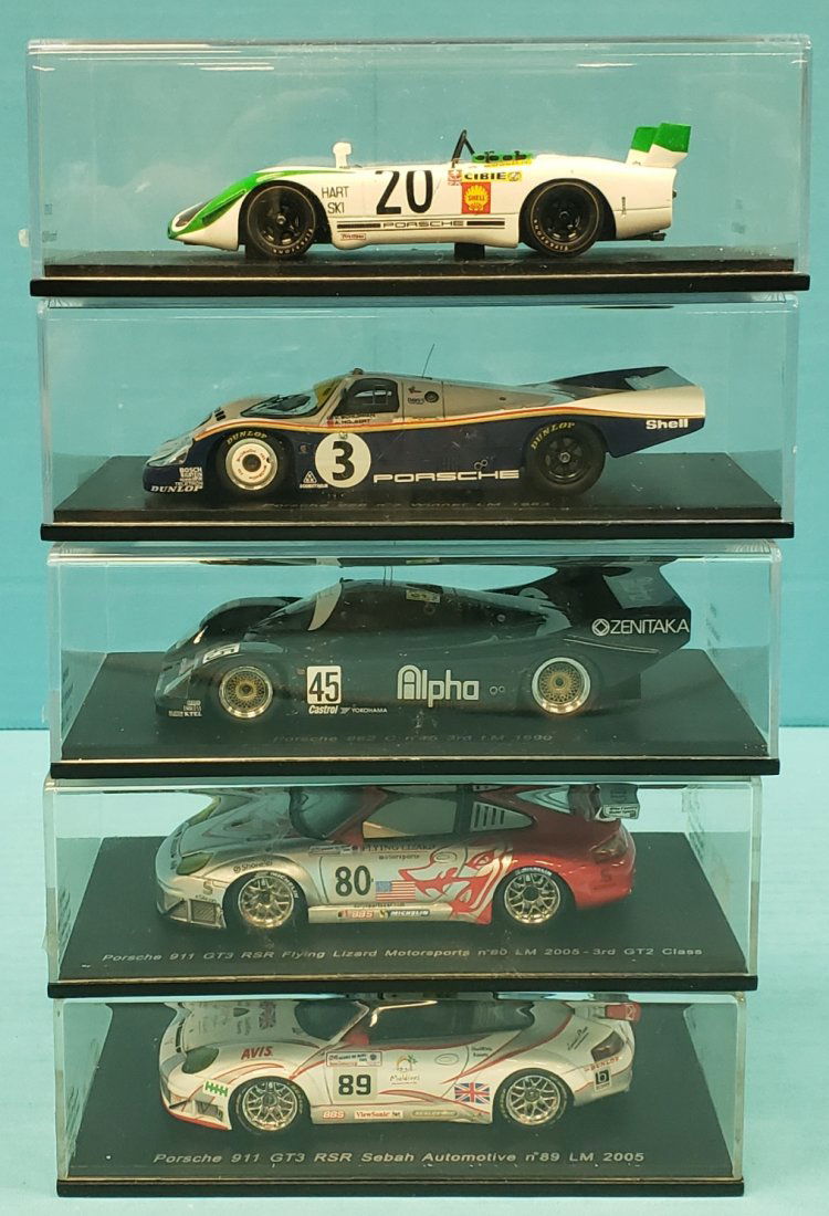 Lot of 5 Spark Porsche 1:43 Scale Models (1 of 7)