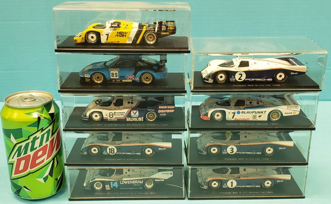 Lot of 9 Spark 1:43 Scale Porsche Models (1 of 4)