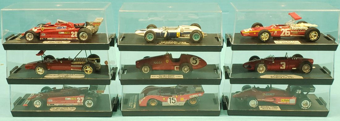 Lot of 9 Brumm 1:43 Scale Ferrari Model Cars (1 of 5)