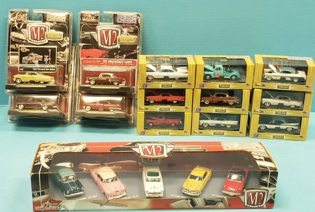 Lot of 18 NIB M2 Auto-Thentics Including 5 Car Box Set (1 of 5)