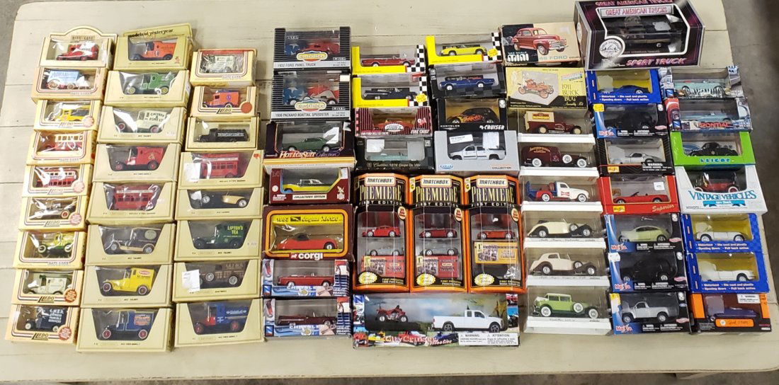 Lot of 67 NOS Die Cast Cars and Trucks (1 of 4)