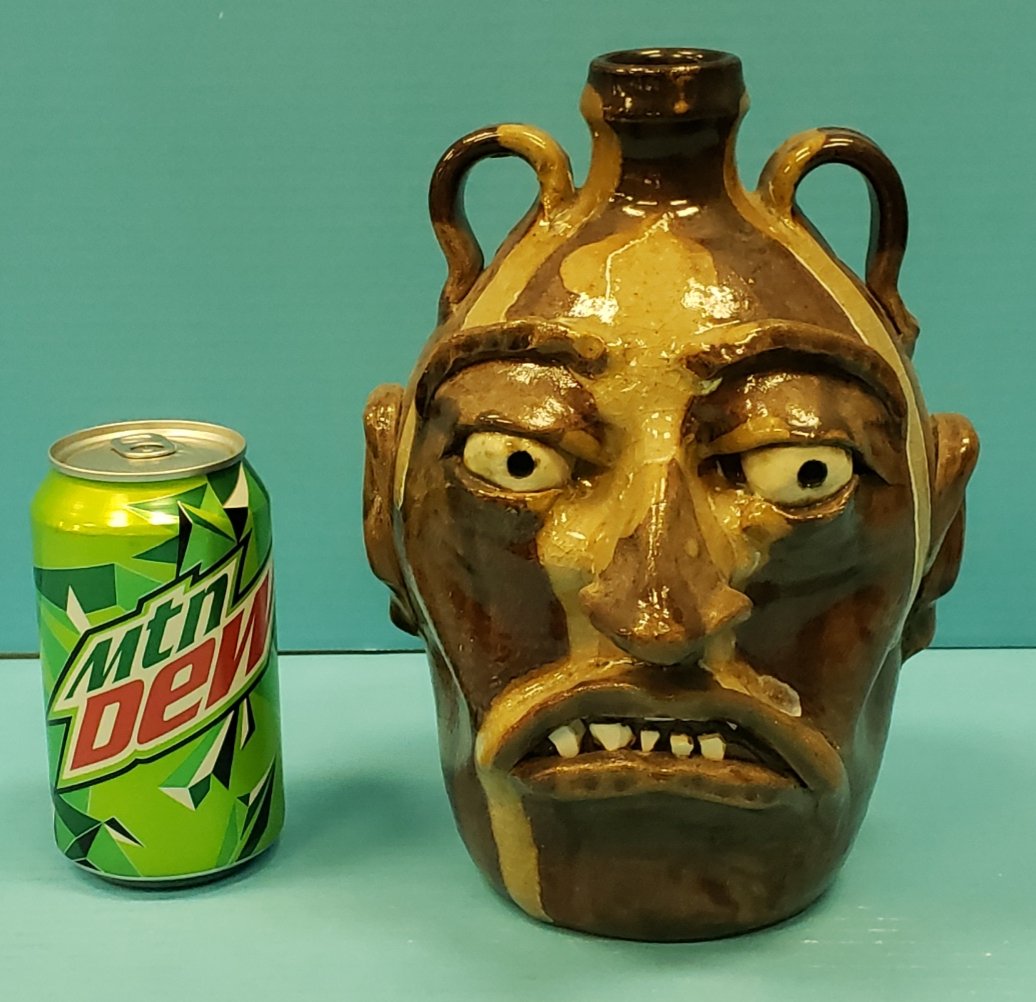 A Teague Face Jug Southern Pottery (1 of 5)