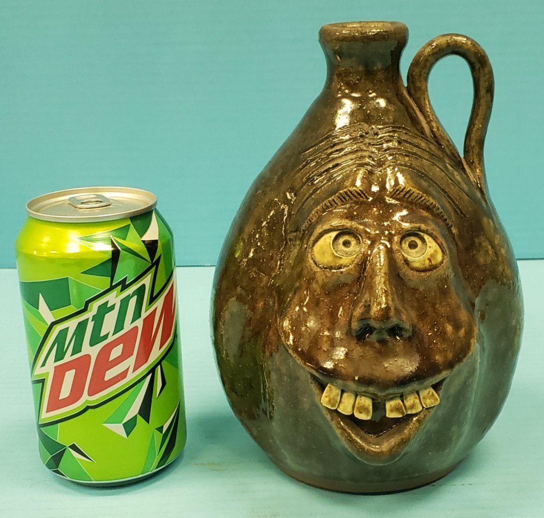 Michael & Melvin Crocker Goofy Face Jug (1 of 4)