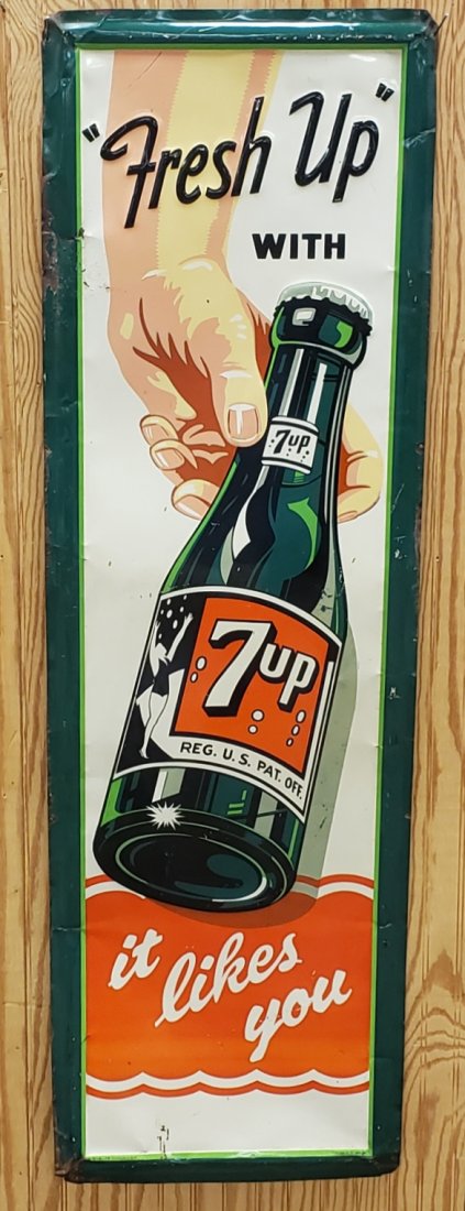 7up アメリカンヴィンテージ風 ヴィンテージボトル 7UP セブンアップ 16OZ