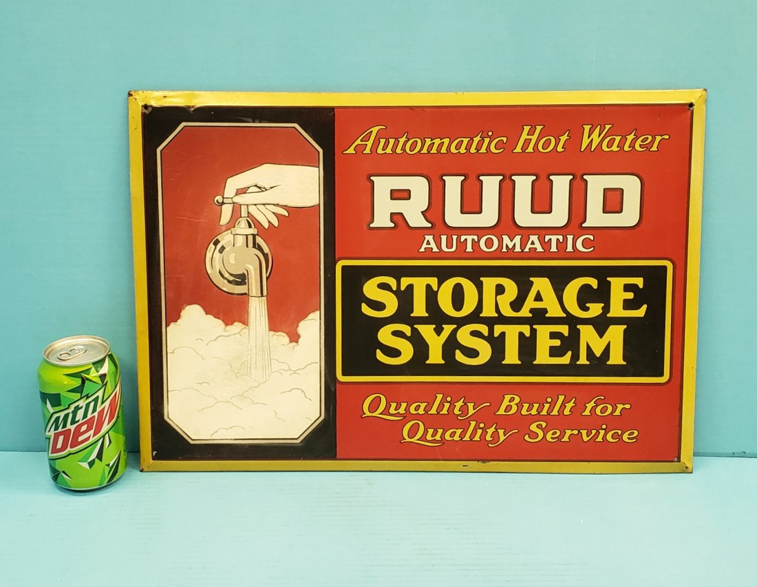 RUUD Automatic Hot Water Sign (1 of 3)