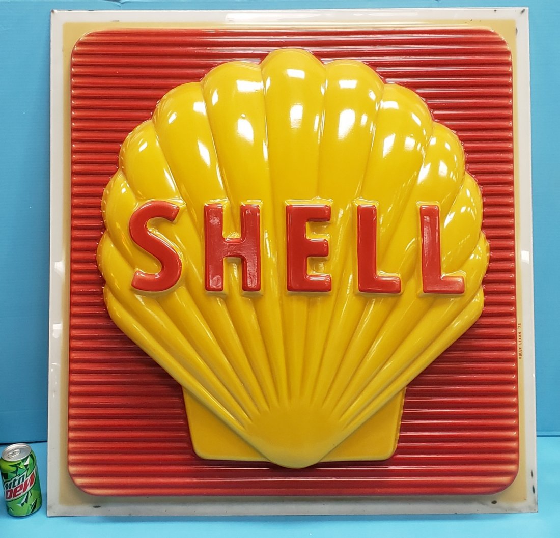 Shell  3D Lexan Plastic Dealership Sign (1 of 3)