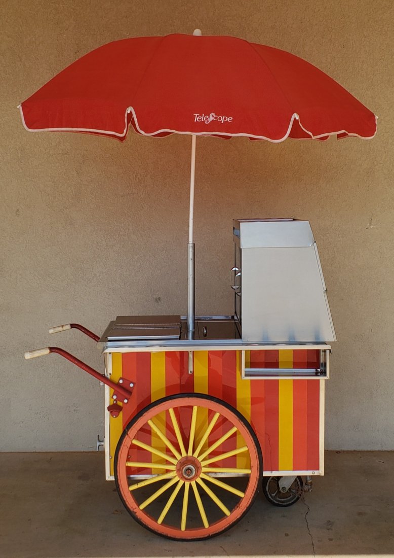 Hot Dog Street Vending Cart on Wheels (1 of 6)