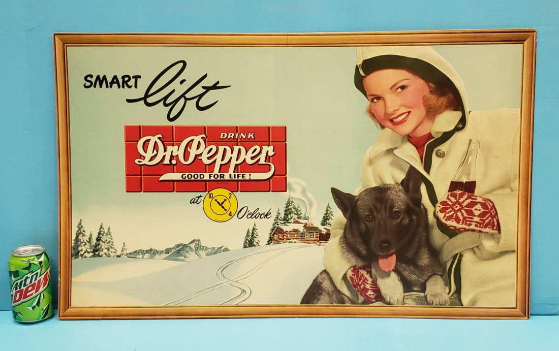 Drink Dr Pepper Smart Lift Cardboard Sign (1 of 1)