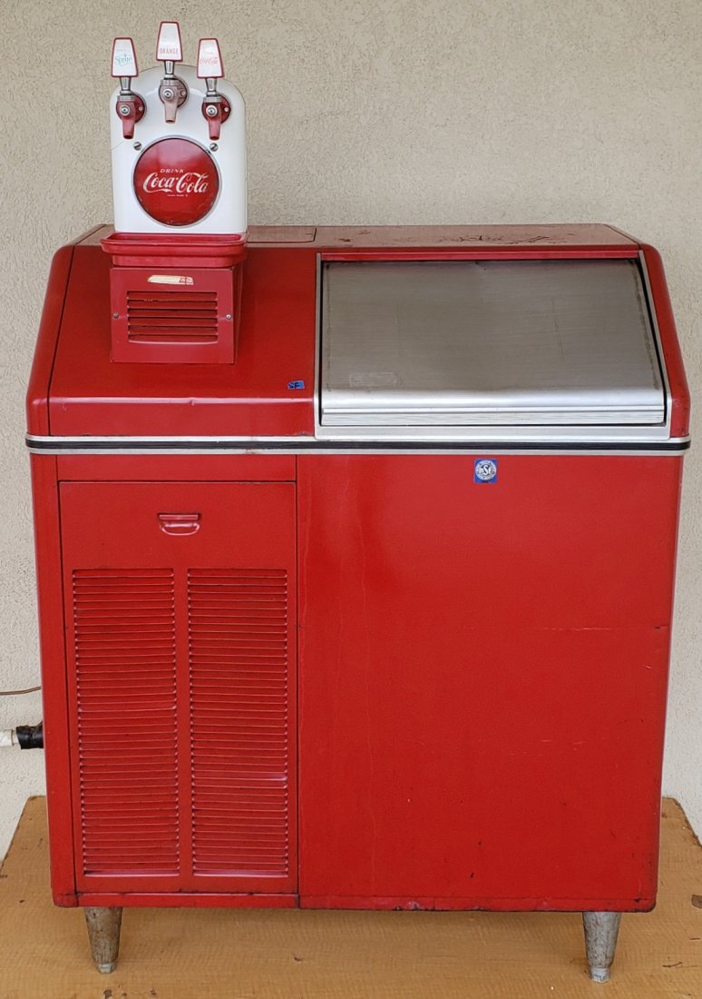 Coca Cola Cooler w/ Ice Maker Cornelius Tombstone Model (1 of 5)