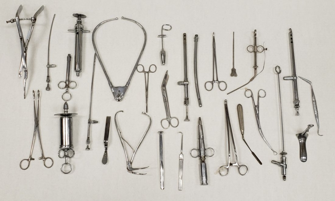 Lot of 30 Medical Surgical Embalming  Instruments (1 of 1)