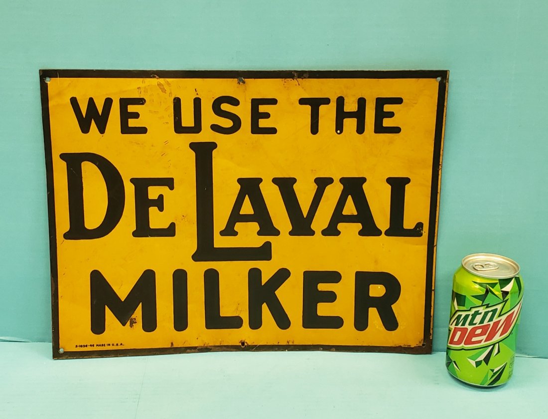 DeLaval Milker Tin Sign (1 of 2)