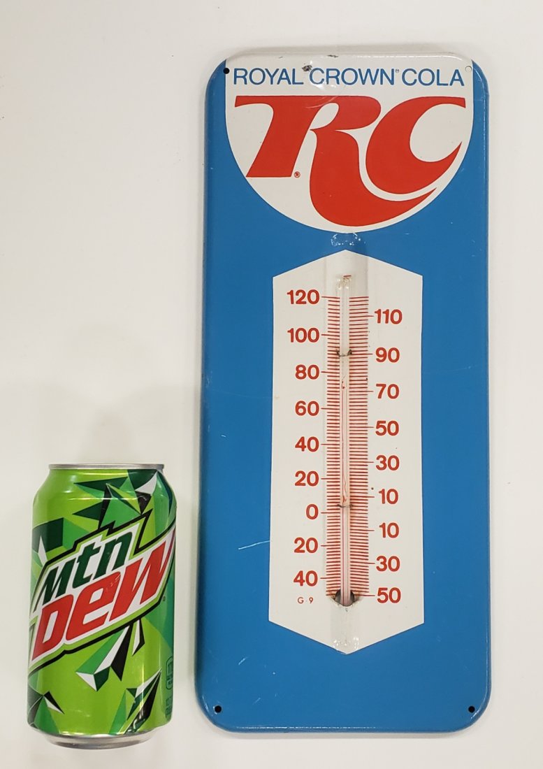 RC Royal Crown Cola Thermometer Oct 03, 2020 Rockabilly Auction