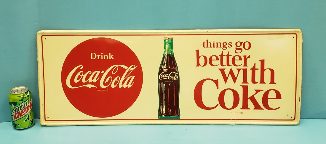things go better with Coke Tin Sign (1 of 3)