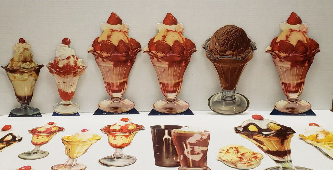 Woolworth's Ice Cream Store Soda Fountain signs (1 of 7)