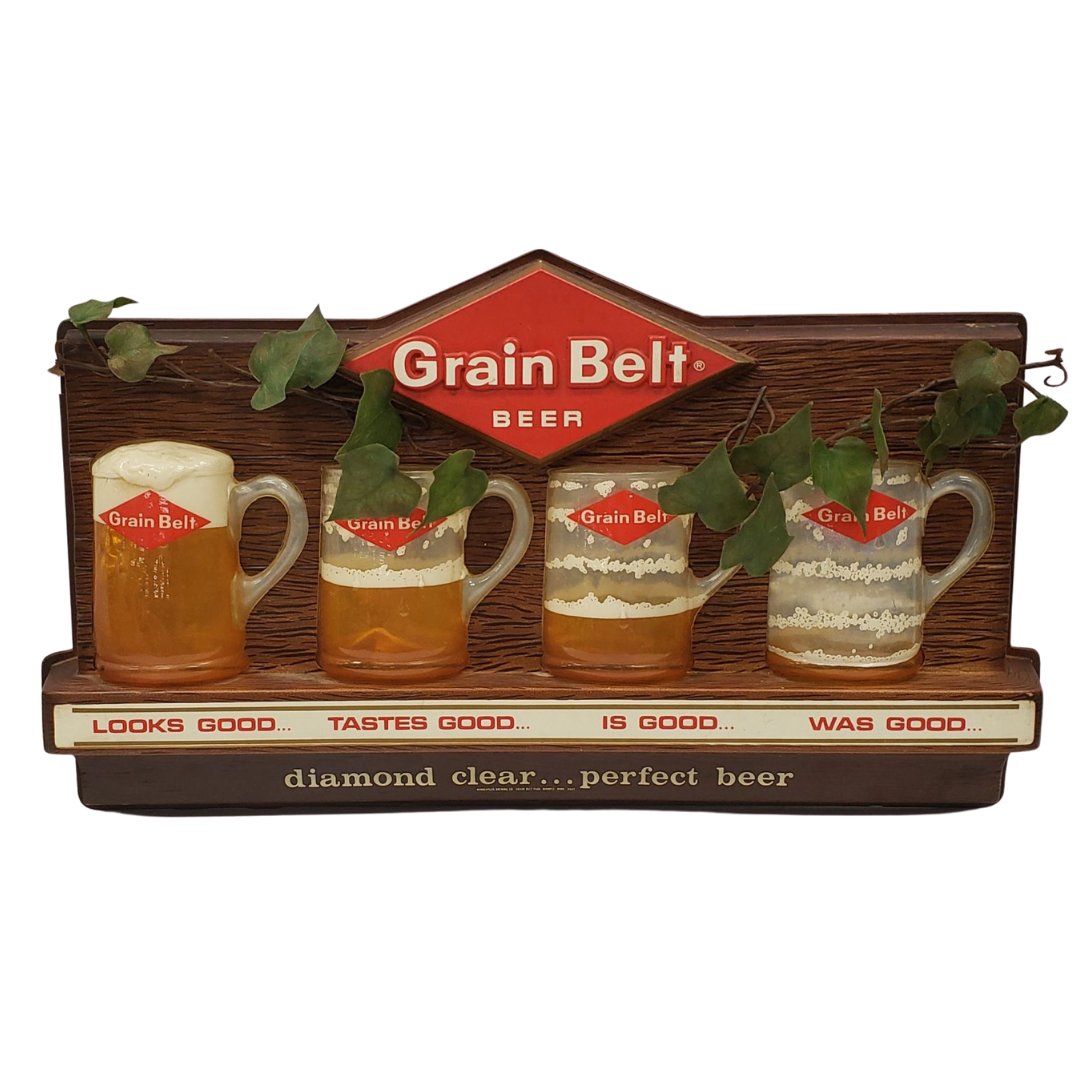 Grain Belt 3D Vacuform Beer Sign (1 of 4)