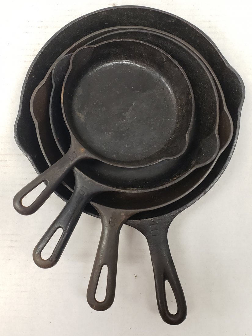 Four Griswold Cast Iron Skillets (1 of 3)