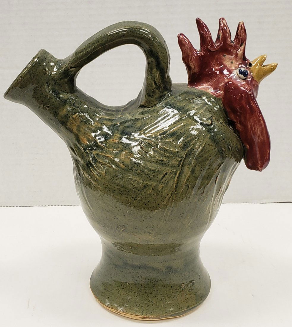 Jerry Brown Hamilton Rooster Southern Folk Pottery (1 of 5)