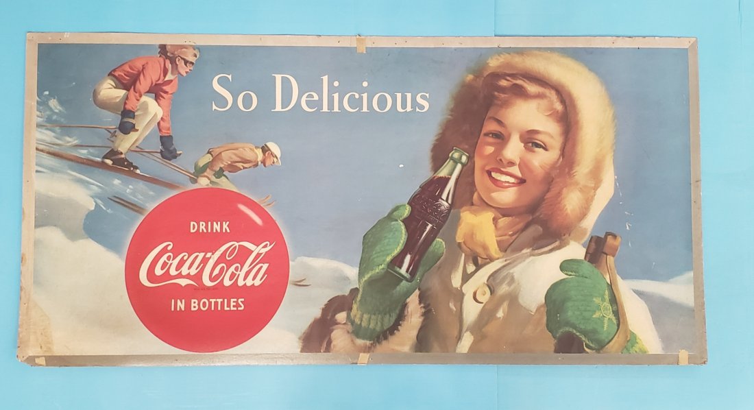 So Delicious Coca Cola Cardboard Sign (1 of 4)