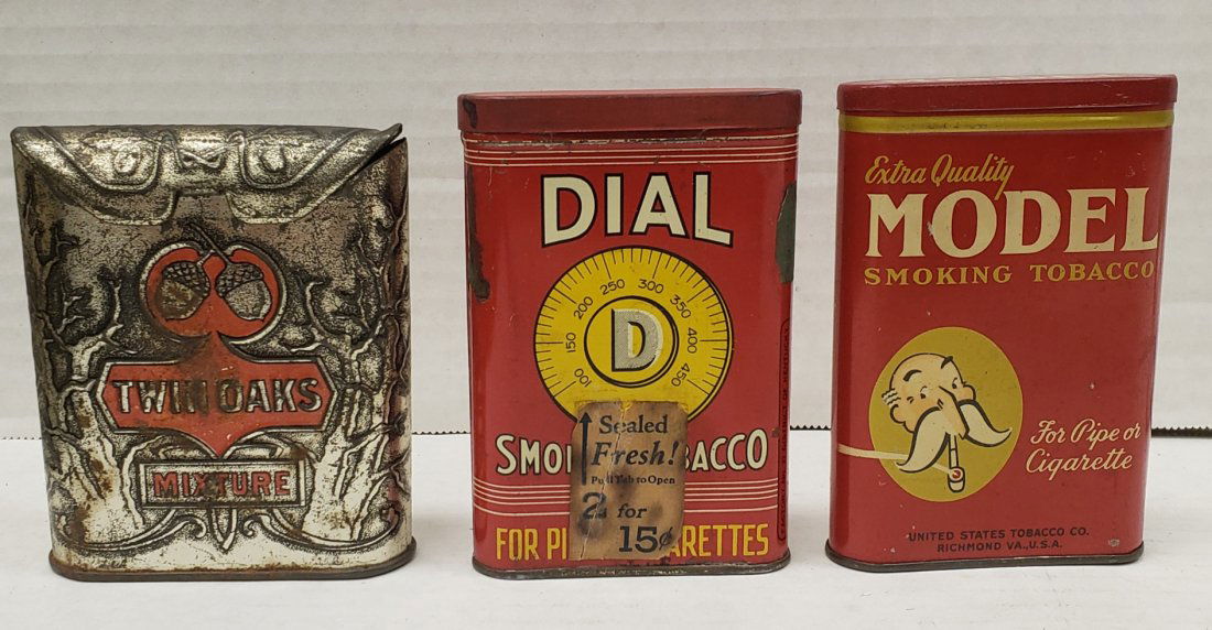 Pocket Tobacco Tin Lot (1 of 3)