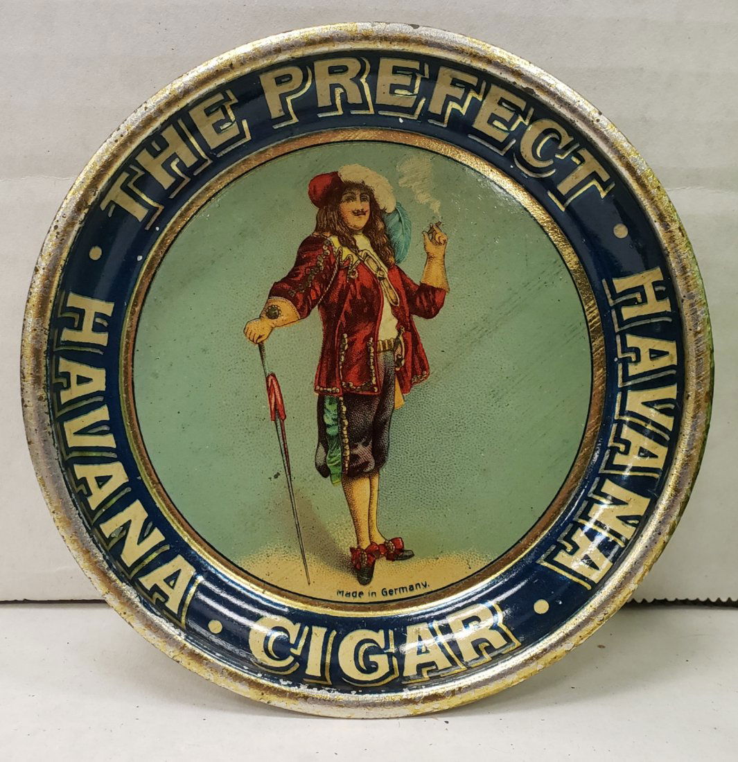 Havana Cigar Litho Tin Tip Tray