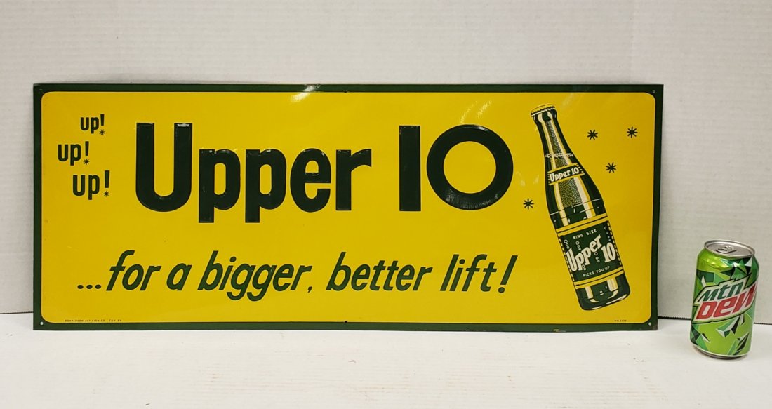 Upper 10 Tin Embossed Sign (1 of 2)