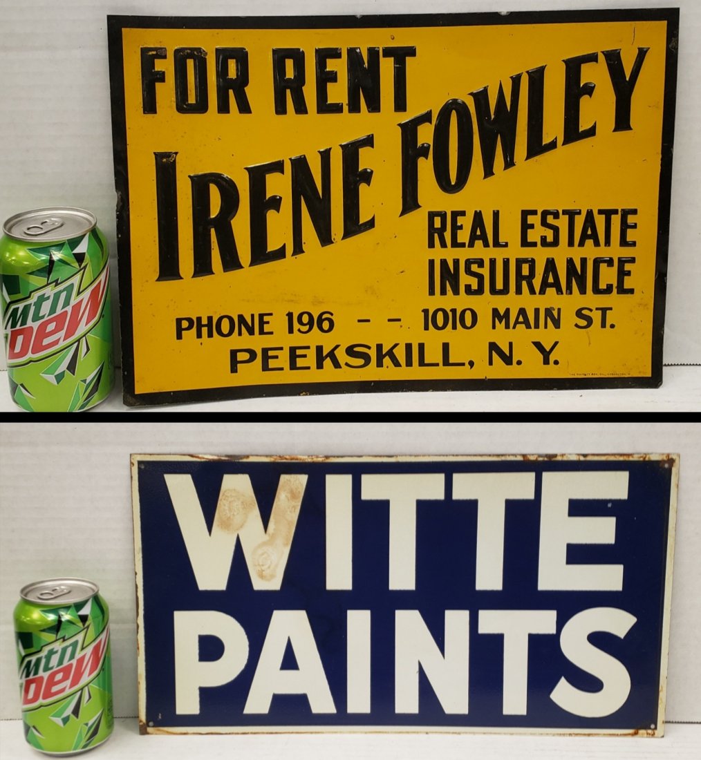 2 Early Tin Signs (1 of 5)