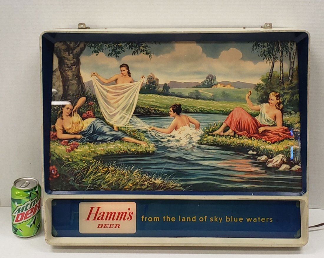 RARE Hamm's Beer Light Up Sign (1 of 2)