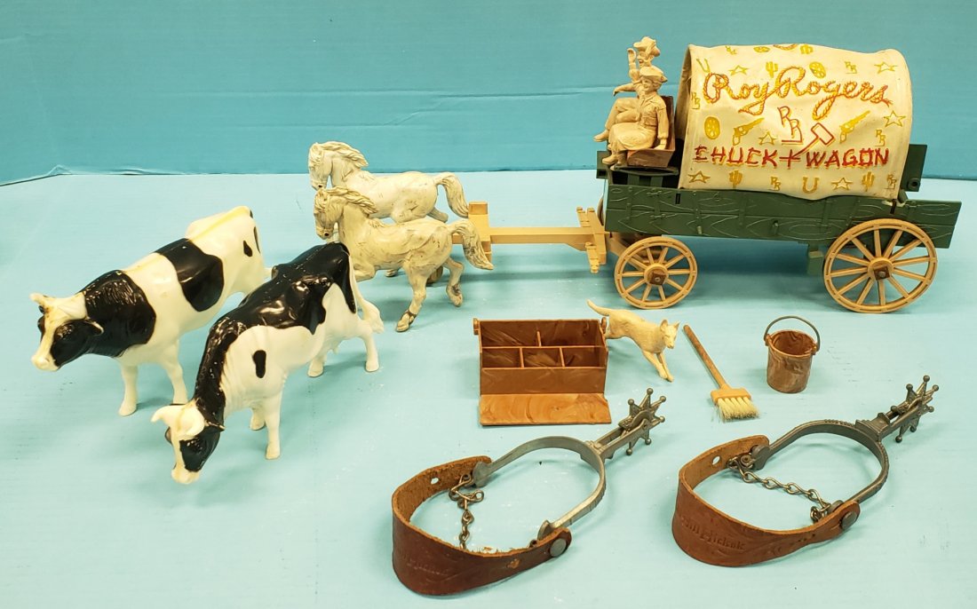 Roy Rogers Chuck Wagon & Wild Bill Hickok Spurs (1 of 5)