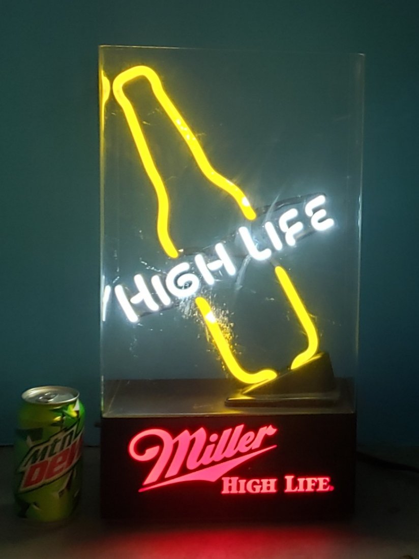 Miller High Life Bottle Neon Sign (1 of 1)