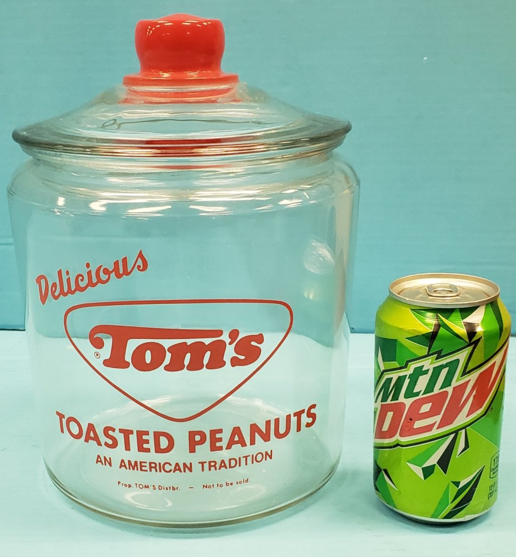Tom's Delicious Toasted Peanuts Jar (1 of 1)
