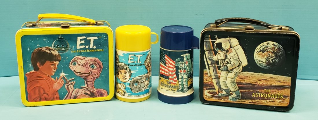 2 lunch boxes The Astronauts, & ET (1 of 4)