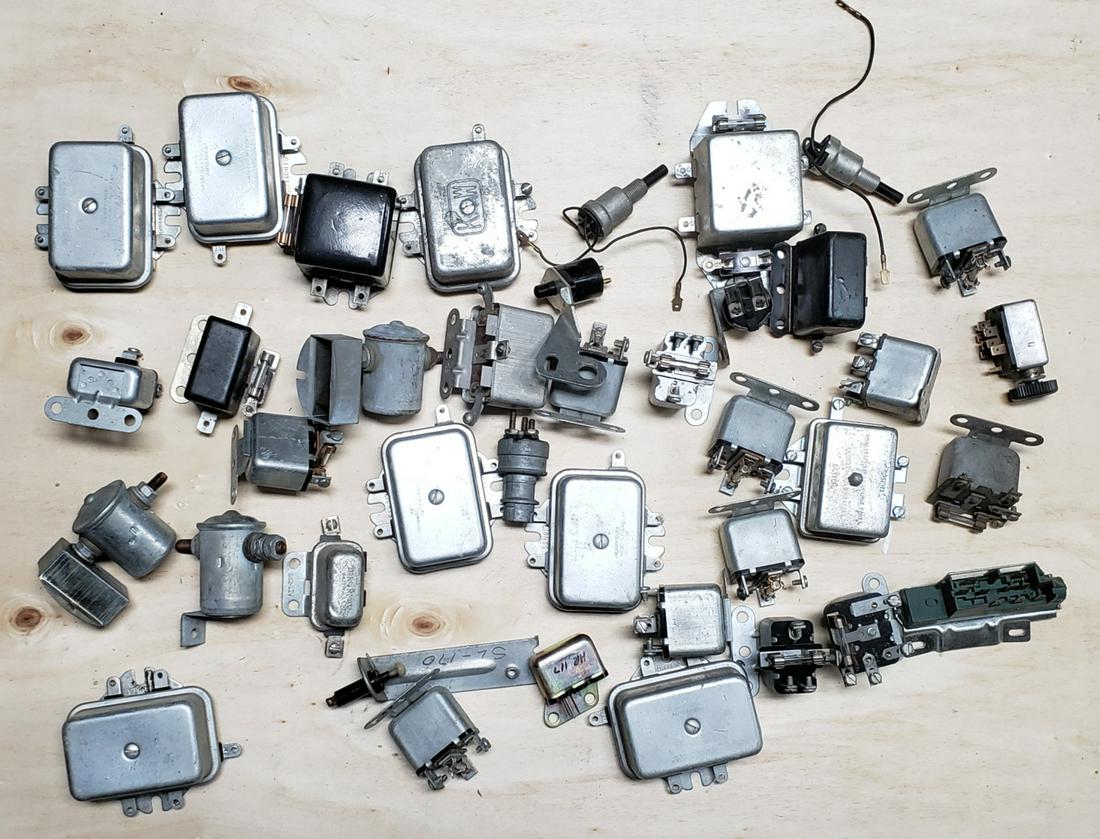 Large lot - new starter, headlight, horn relay switches (1 of 3)