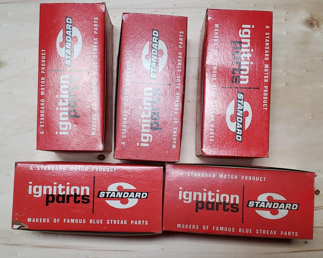 Box lot of 5 New distributor cap leads: Lot of original vintage parts. Please read and understand the terms of this auction prior to placing bids. All bidders are bound to the terms of this auction.