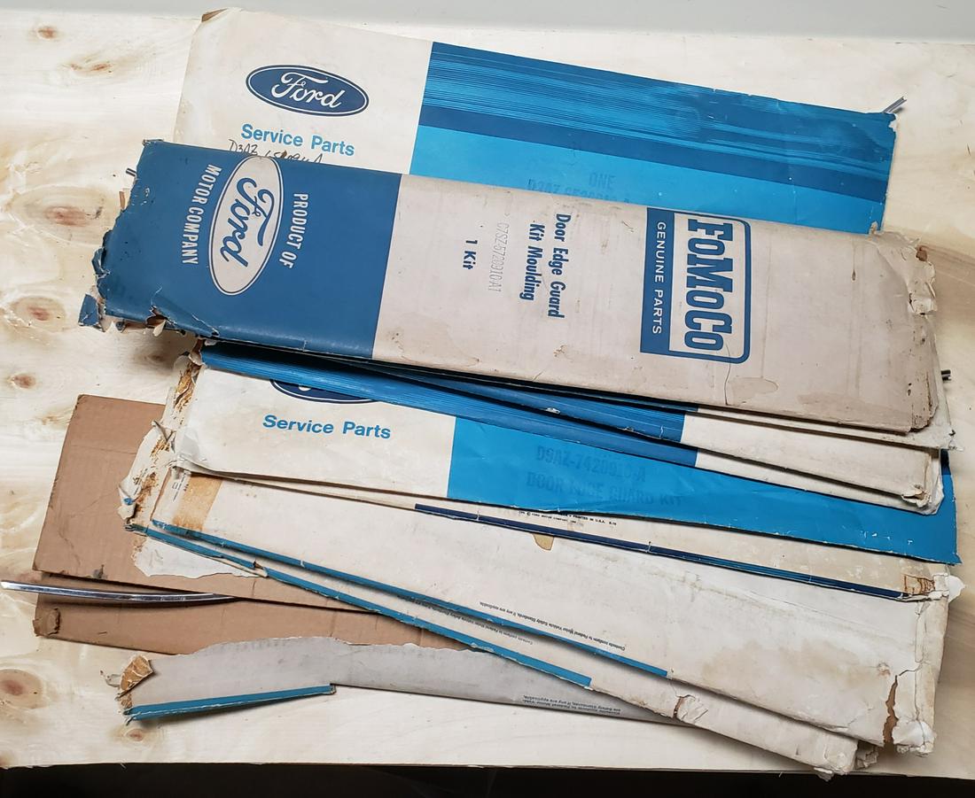 Lot of 10 NOS Ford door edge guard packages (1 of 2)