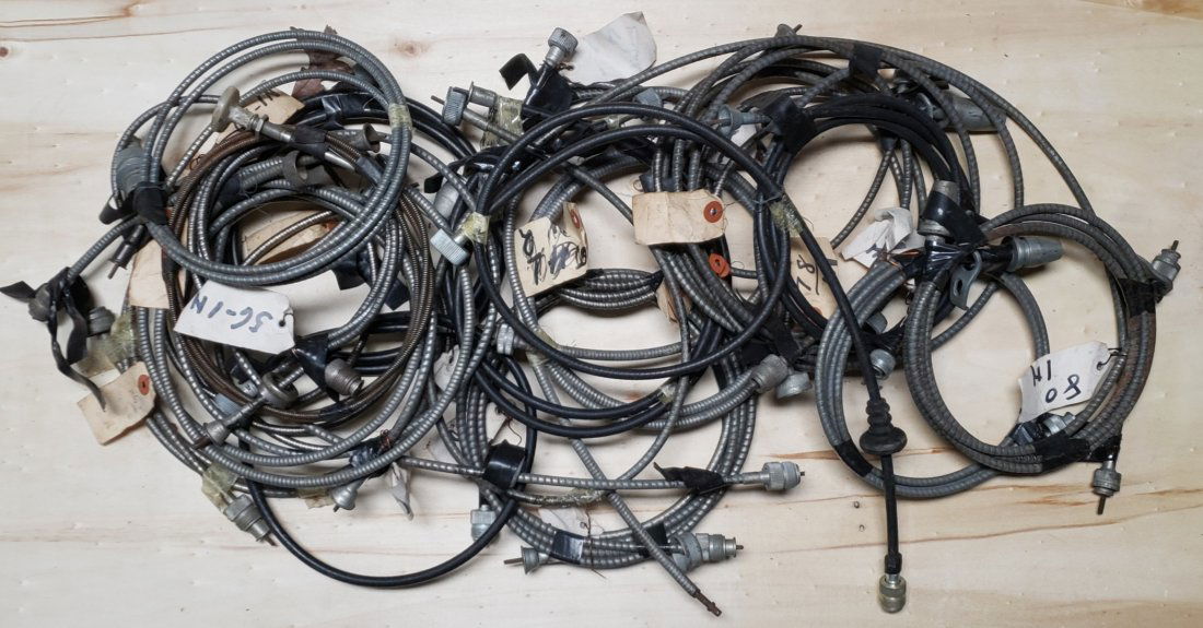 Lot of NOS assorted speedometer cables (1 of 3)
