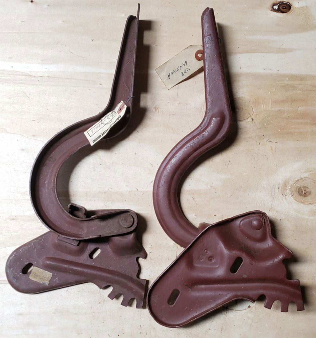 1962 Ford Fairlane matched pair NOS trunk hinges (1 of 3)