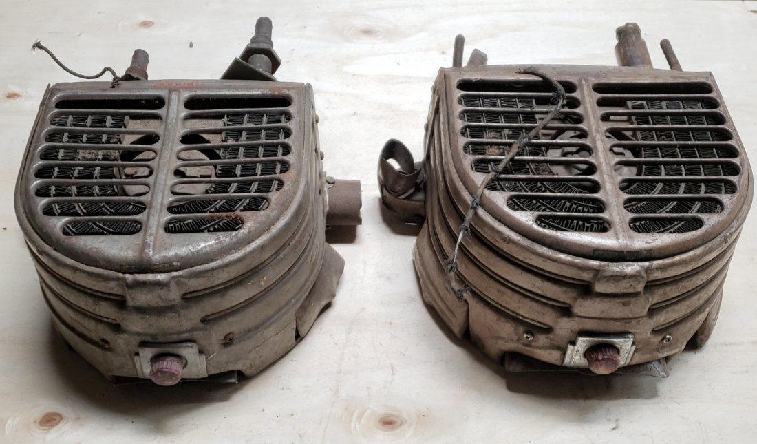 Pair of early Arvin heater assemblys (1 of 3)