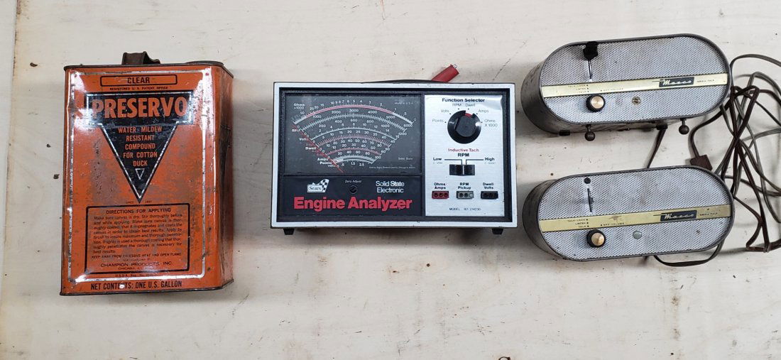 Pair of intercom units w/ engine analyzer (1 of 3)