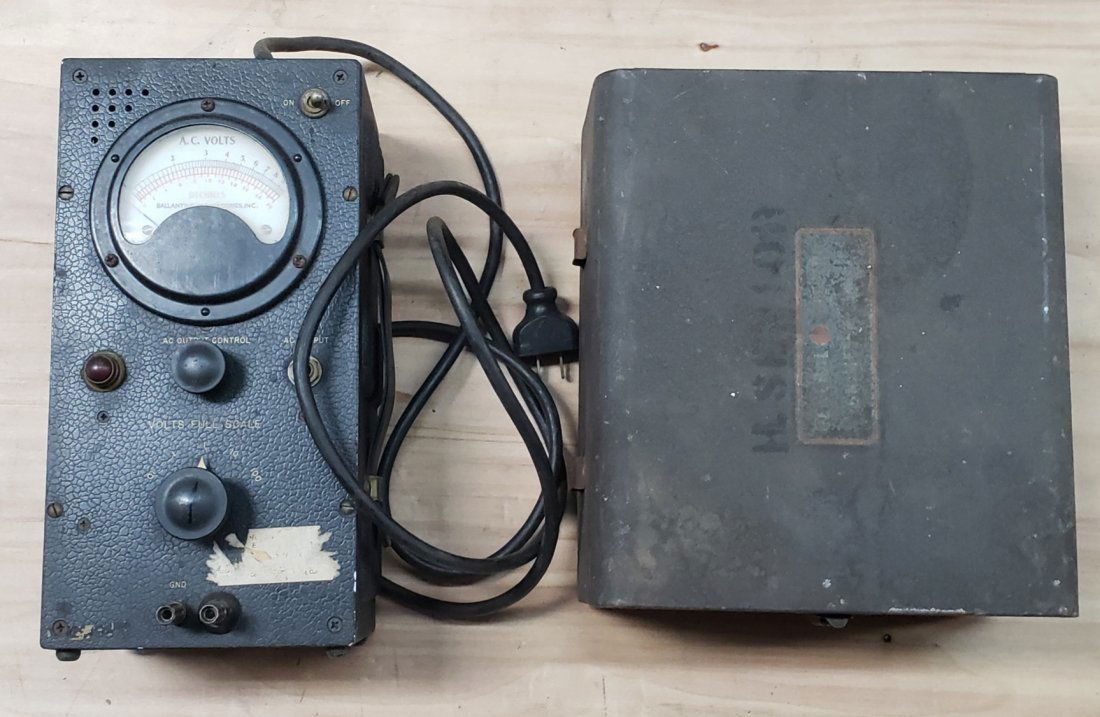 GE & Ballentine volt meter test instruments (1 of 4)