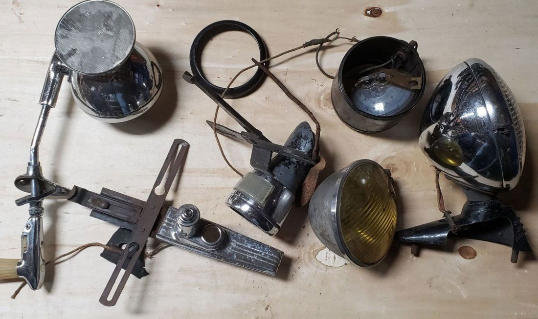 Mixed Lot Buick, Hudson, Pontiac Spot, Tail, Fog Lamps (1 of 2)