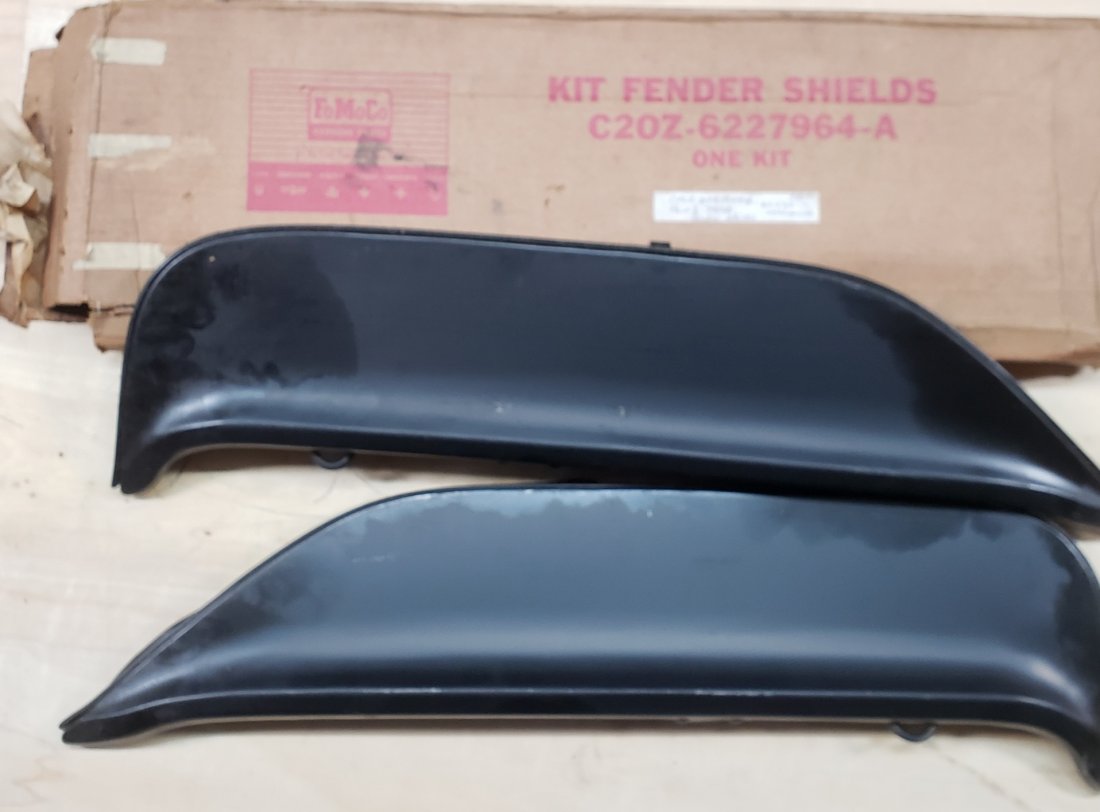 NOS pair of 1962 Ford Fairlane fender skirts (1 of 3)