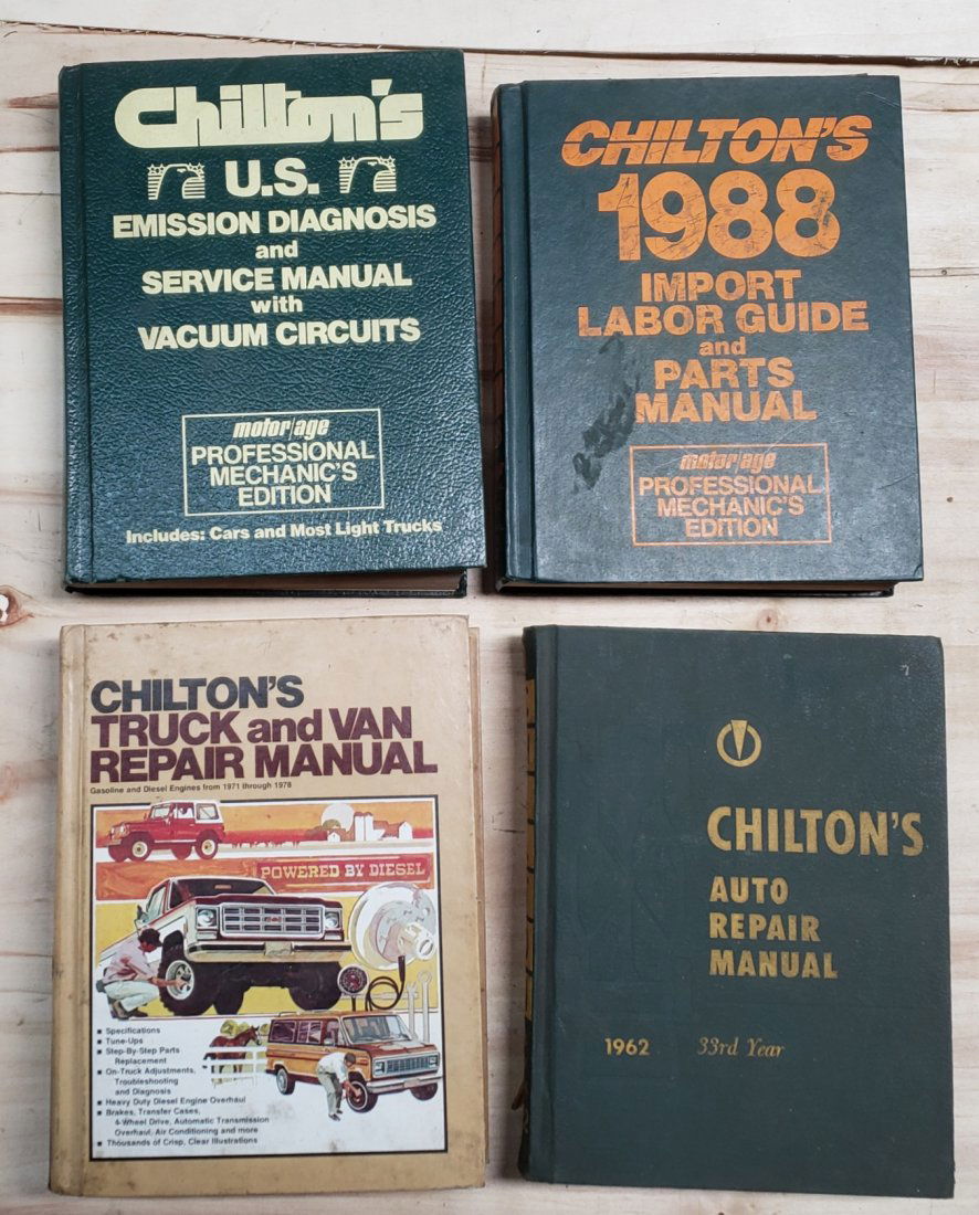 60's 70's 80's Chilton Auto & Truck repair manuals (4) (1 of 2)