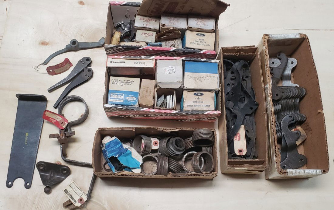 Lot of 1950's 60's NOS Ford assorted parts & hardware (1 of 4)