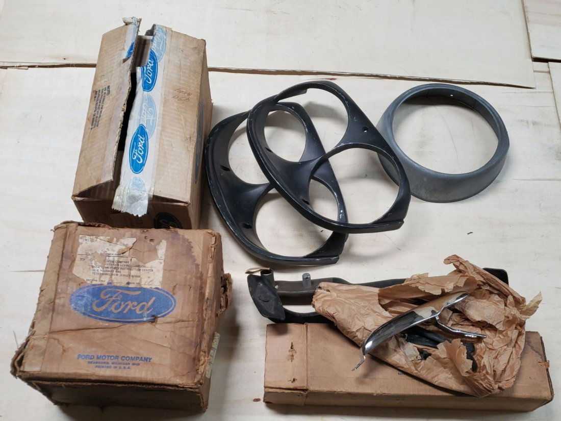 NOS Ford Parts Lot- Headlight Doors, Speakers, Pedals.. (1 of 5)