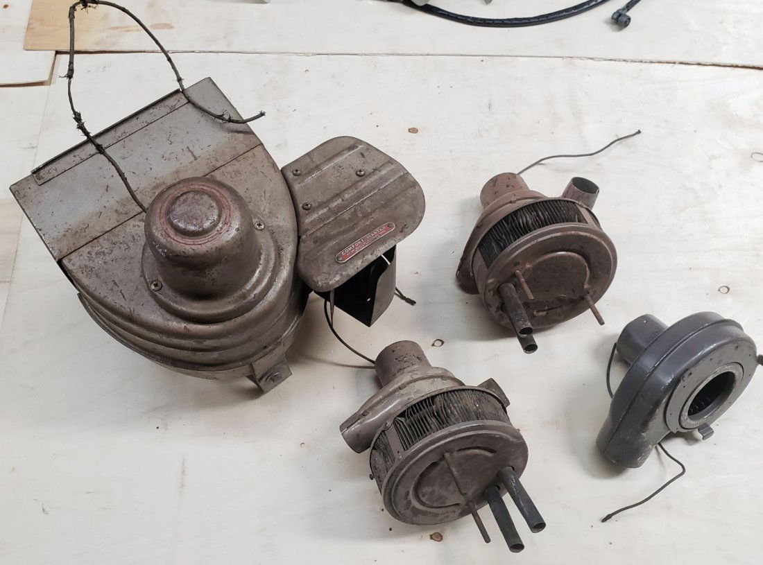 Lot of 4 Heater Blowers Assemblies & Parts (1 of 4)
