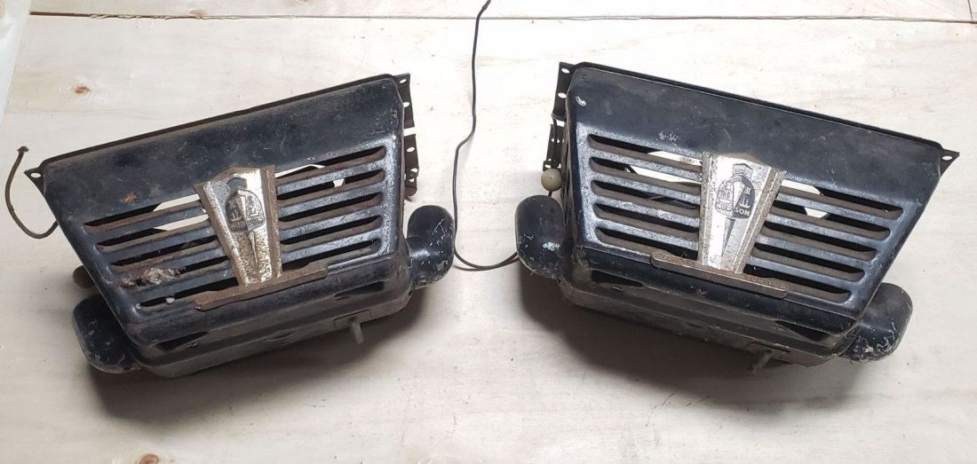 Pair of 1950's Hudson Heater Assemblies (1 of 3)