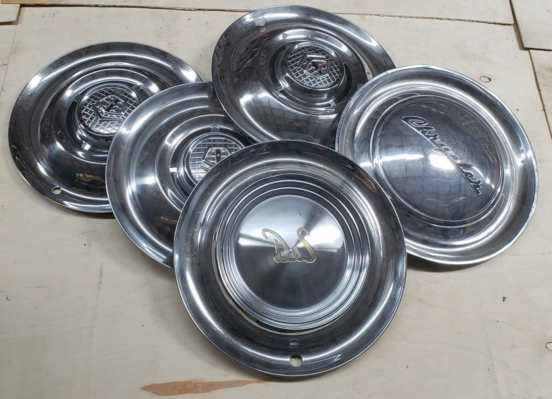 5 Mopar used wheel cover hub caps Desoto, Chrysler (1 of 3)